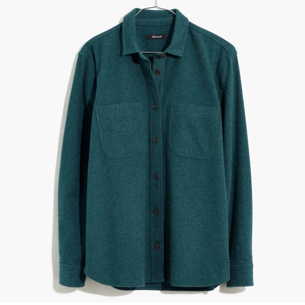 Madewell Flannel Oversized Exboyfriend Button Down